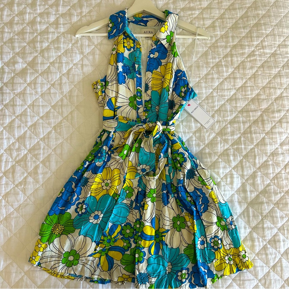 NWT Aura halter dress